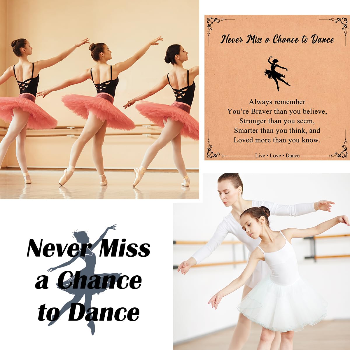 Dance Recital Gifts for Girls, Ballet Dancer Ballerina Bracelet Jewelry for Daughter Granddaughter Niece Friends Dance Team