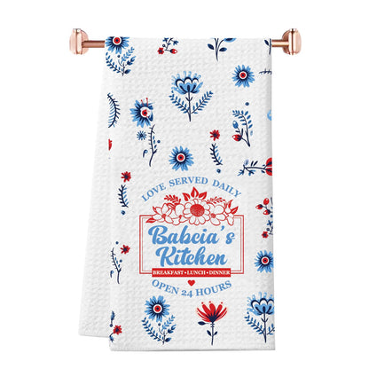 WCGXKO Kitchen Towel Polish Grandma Gift Polish Gift for Babcia (Babcia Towel)