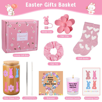 Mother Day Gift for Mom, Easter Gifts for Teens Girls, Women, Easter Basket Stuffers for Teen Girls, Easter's Basket Idea for Teens, Bunny Gift for Girl,Easter's Baskets Essentials for Adults