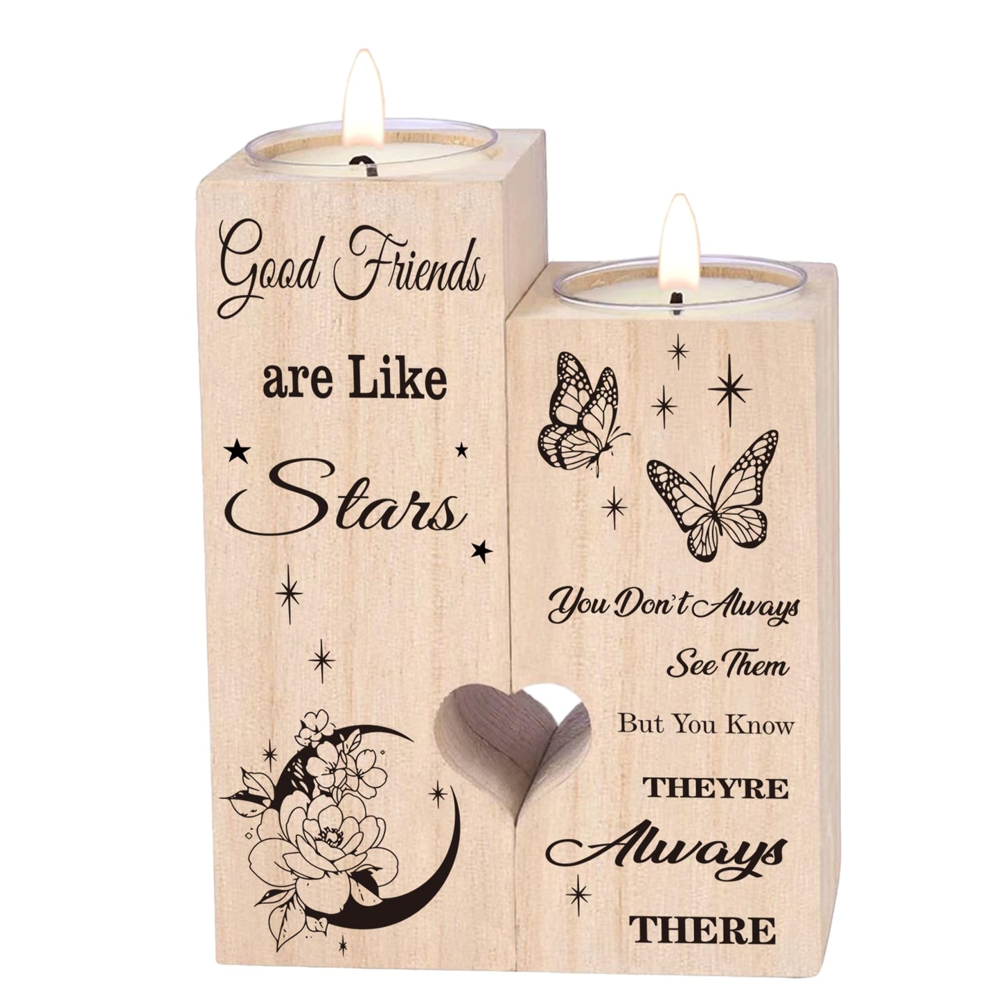 Friendship Gifts for Women, Gifts for Friends Best Friend Birthday Gifts Gifts for Women, Candlestick Creative Gifts
