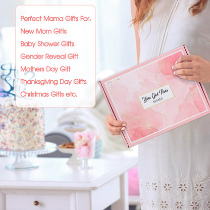 iAOVUEBY New Mom Gifts & Baby Girl Gifts, Baby Shower Gifts for Mom to Be, Pregnancy Gifts for Expecting Mom, First Time Mother's Day Gift for New Mom, Pregnancy Gifts for Women and Baby