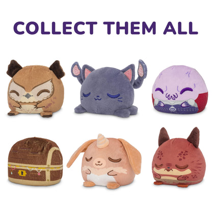 TeeTurtle Dungeons and Dragons Series Reversible Plushie Mystery Box - 3-Inch Mini Two-Sided Blind Box Plush with Embroidered Details - Cute Collectible Surprise Toy for Kids, Teens, and Adults