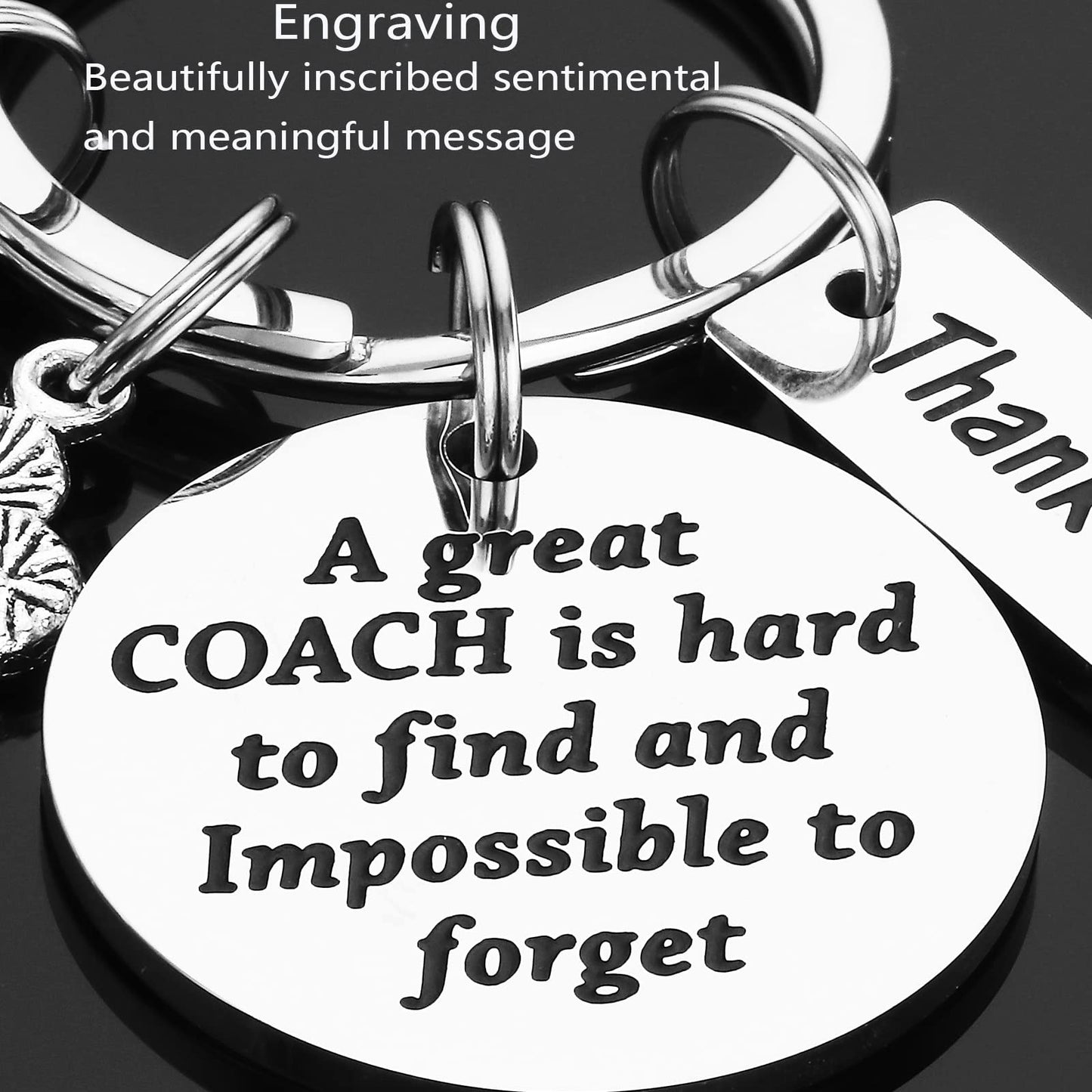 HUTIMY Cheer Coach Gift Ideas Keychain - Cheerleading Accessories - Best Cheerleading Coach Keychain