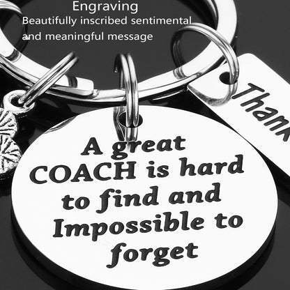 HUTIMY Cheer Coach Gift Ideas Keychain - Cheerleading Accessories - Best Cheerleading Coach Keychain