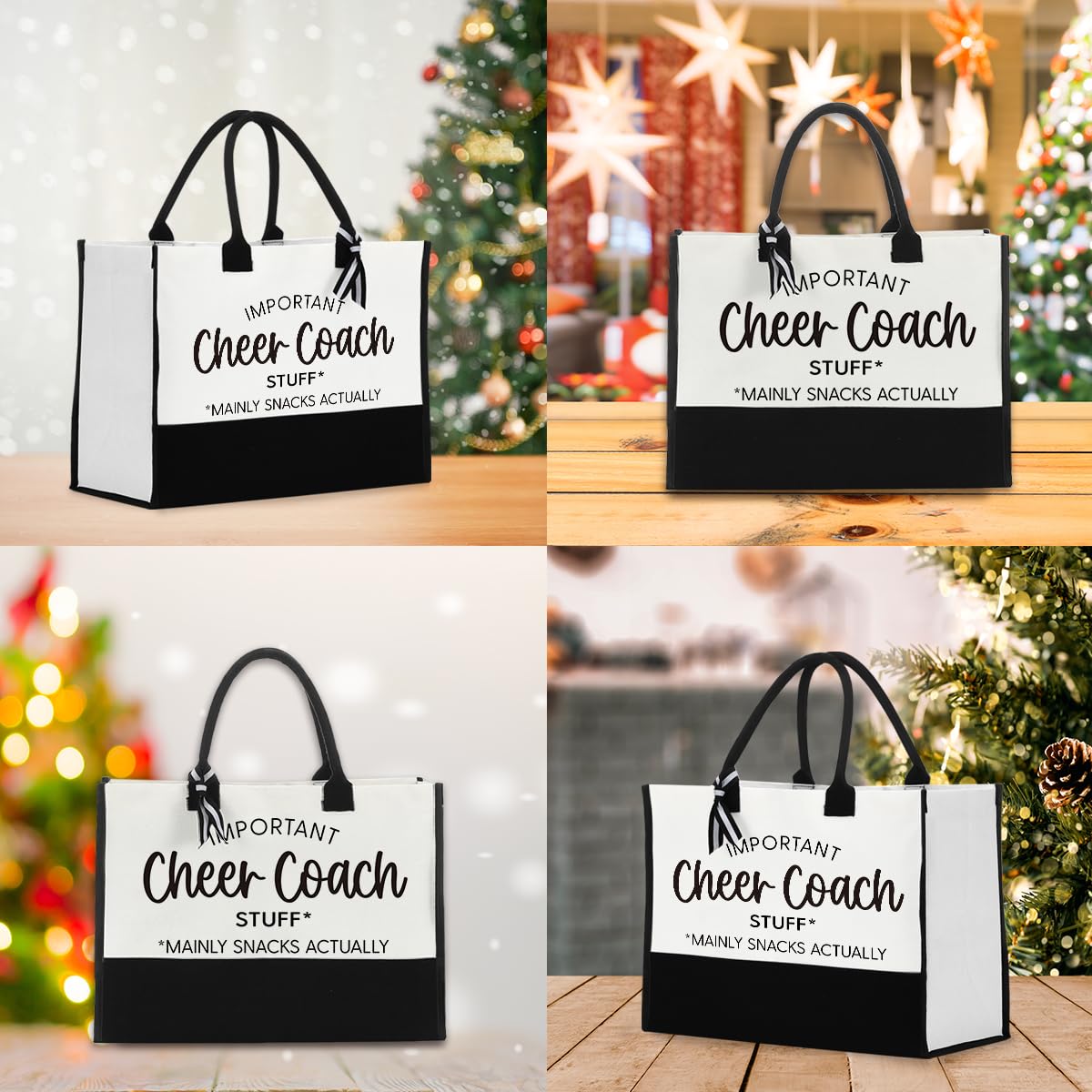 Cheer Coach Bag Swim Coach Tote Bags Christmas Birthday Gift for Women