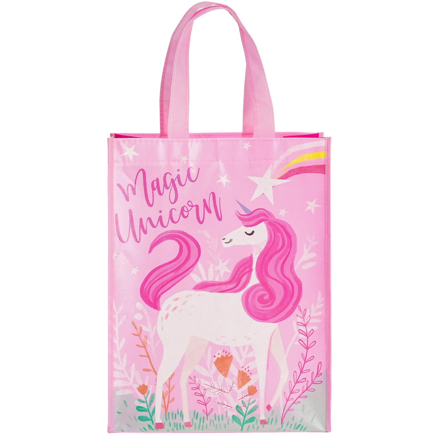 Loveinside Reusable Gift Bag, Medium Recycled Gift Bag for Girls, Birthday, Baby Shower, Party Favor, 10" x 5" x 13", 1 Pcs