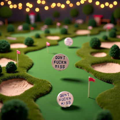 Jowxsx Adult Humor Novelty Golf Ball Markers Funny Golf Ball Marker for Men with Funny Words Unique Golf Gag Gifts for Men or Women Golfers