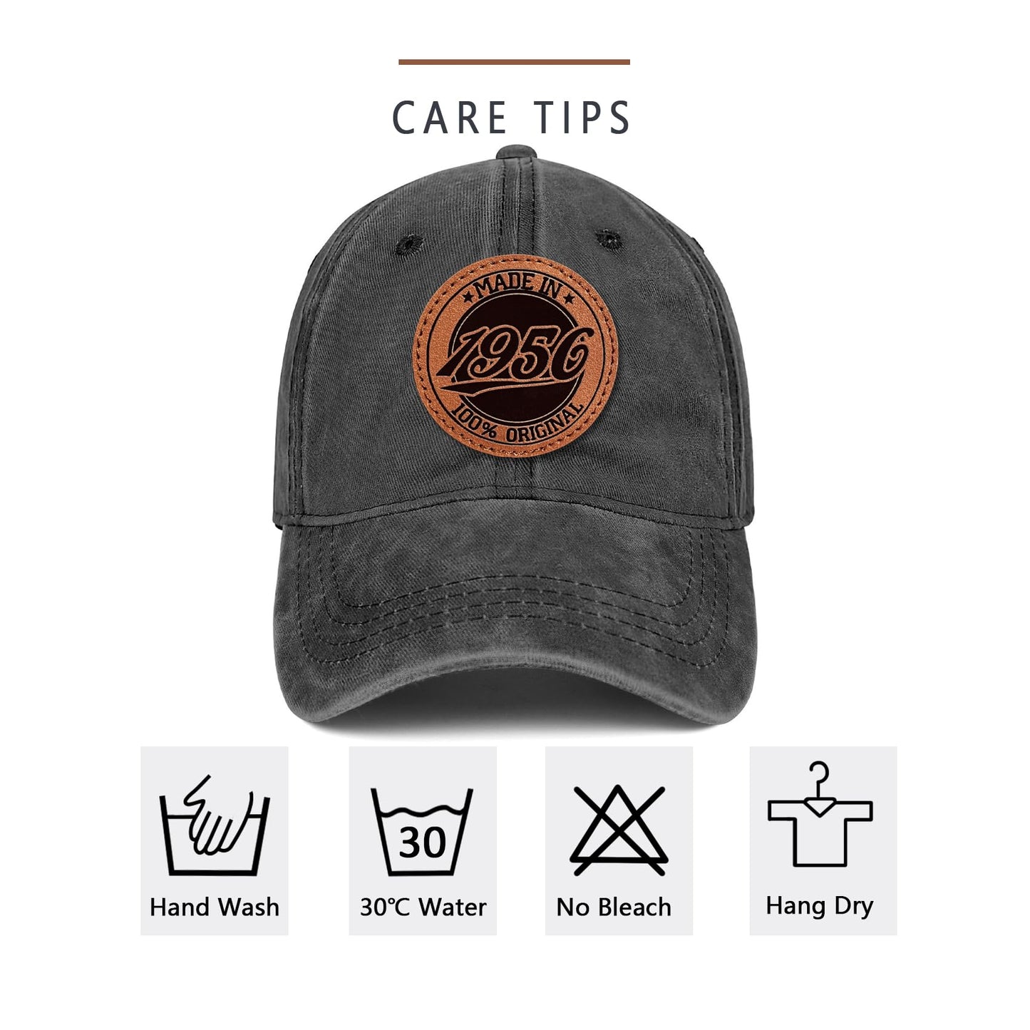 70th Birthday Gifts for Men 70th Birthday Decorations Men 70 Year Old Gifts Ideas Man 100% Cotton 1956 Hat