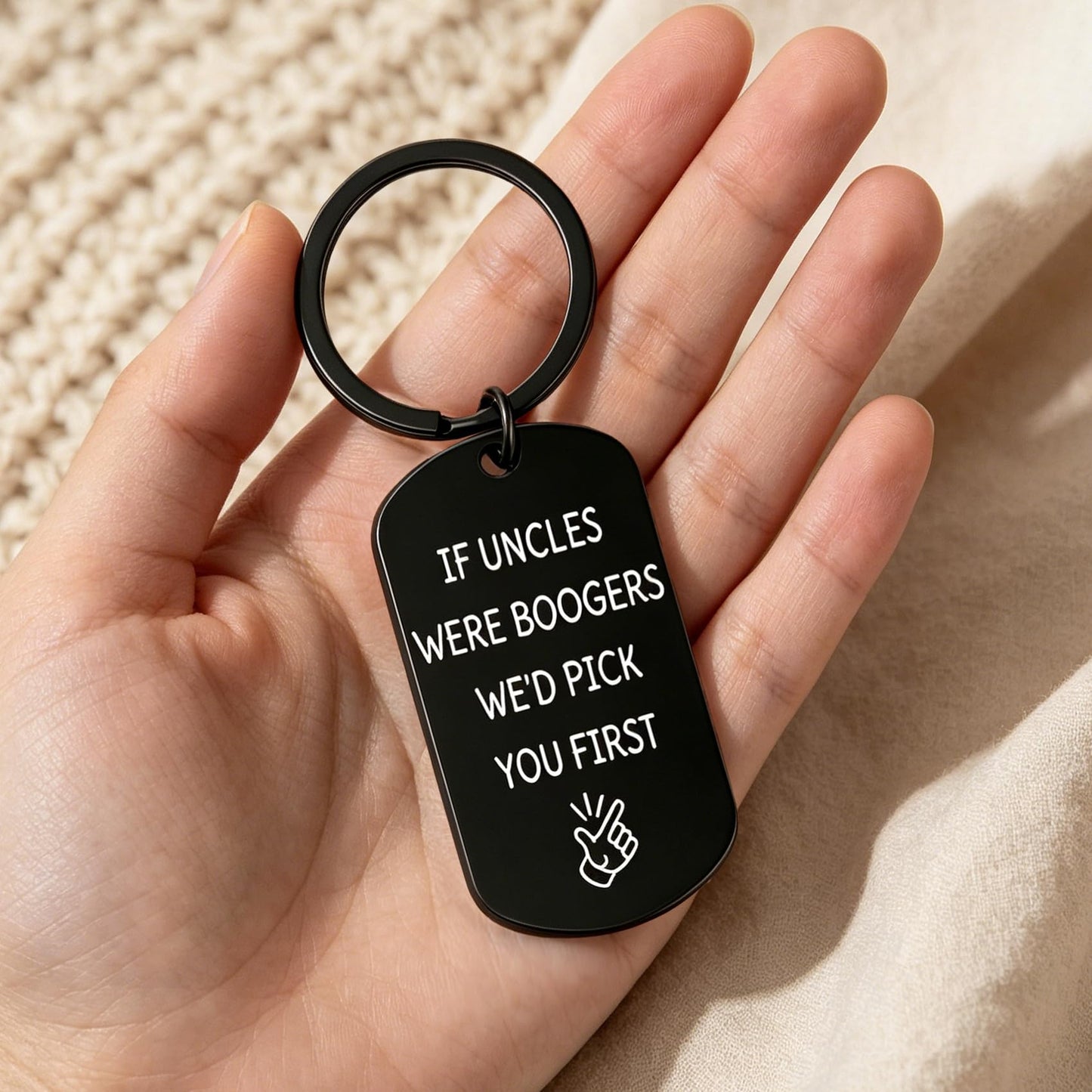 Uncle Gift for Fathers Day Funny Gifts for Uncles from Niece Nephew Best Uncle Ever Keychain Double Sided Anniversary Birthday Valentines Day Christmas Gift for Uncles Tio Present