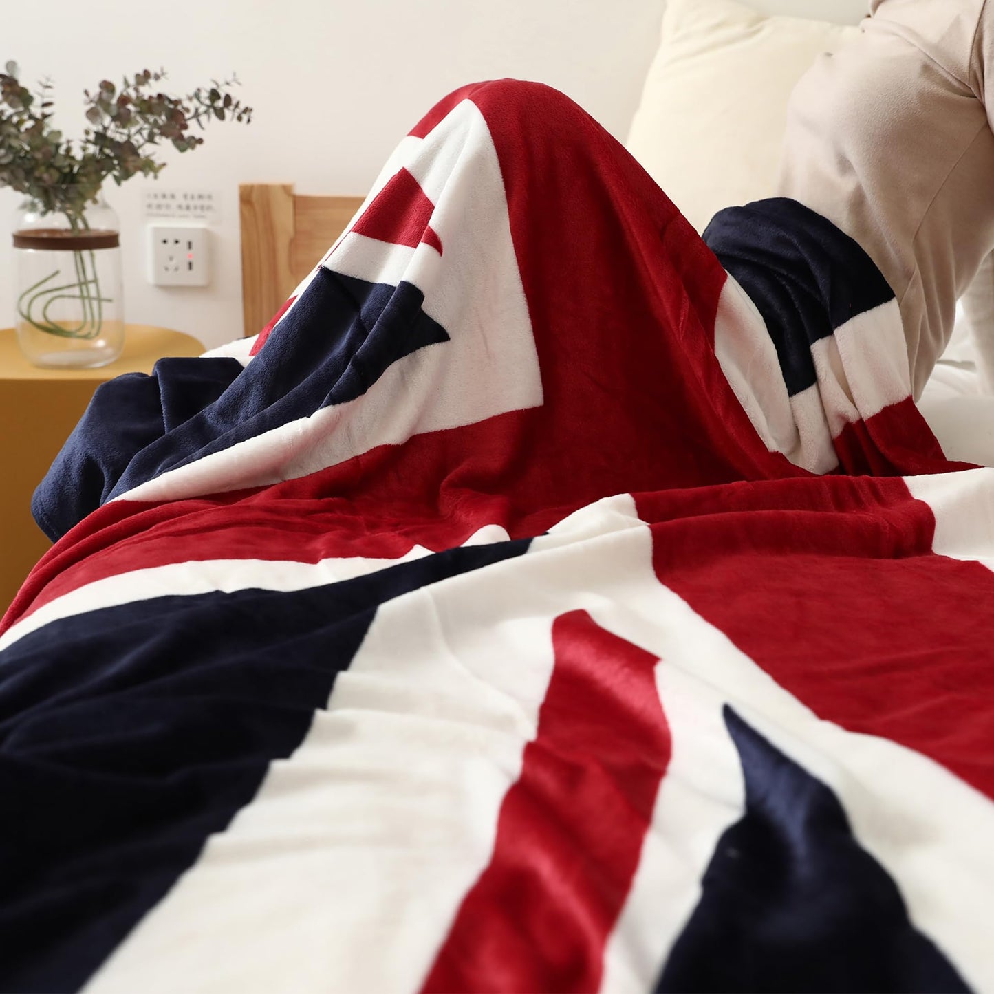Sviuse British Flag Blanket, Super Soft Union Jack Throw Blanket UK British Stuff British Gifts for Bed Couch Chair Twin Size British Items 60x80 inches
