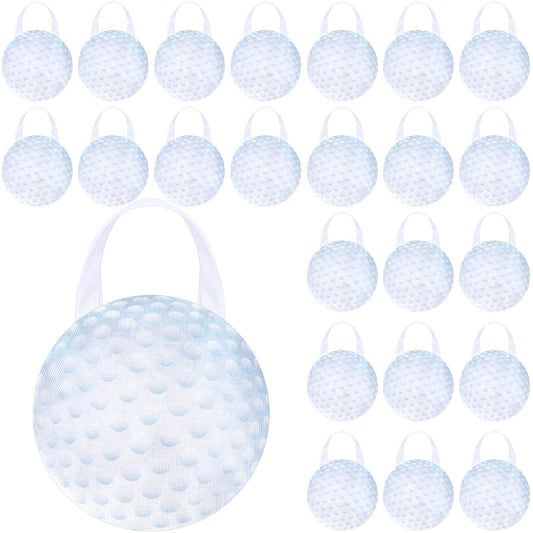 Shihanee 24 Pcs Golf Party Favor Bags Ball Themed Gift Bag Golf Treat Bag Non Woven Goodie Candy Handbag for Sport Game Party Favor