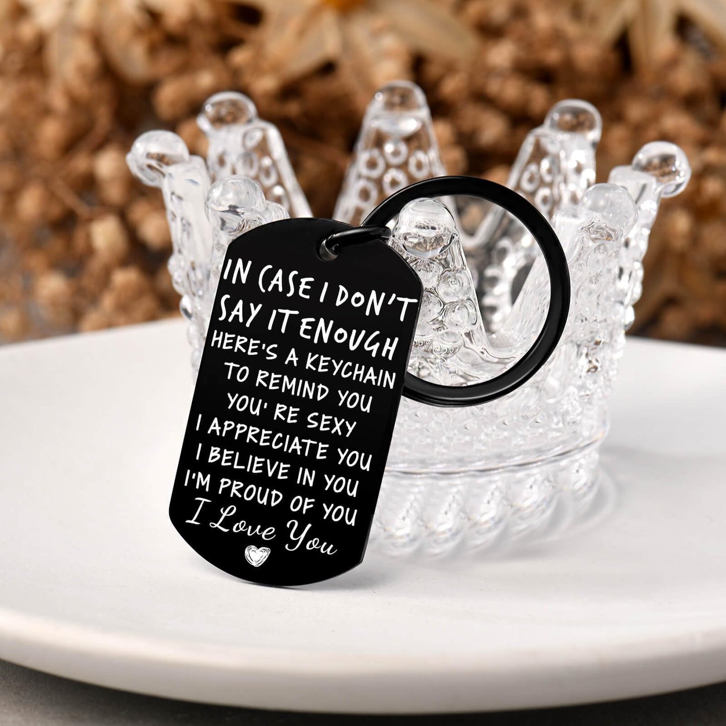 Coolvy Valentines Day Gifts for Him Drive Safe Keychains for Boyfriend Husband Birthday Anniversary Christmas Gifts From Wife