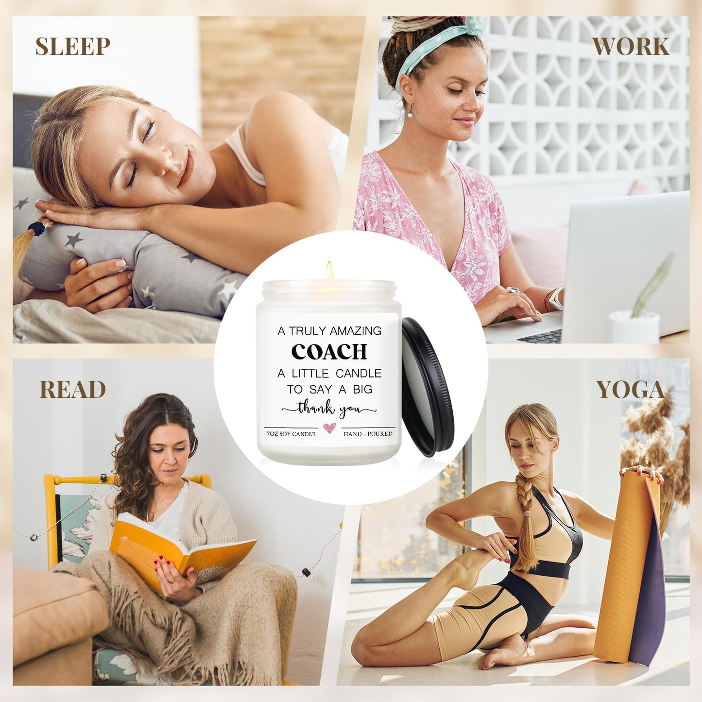 Coach Gifts, Coach Appreciation Gifts for Men Women, Funny Christmas Birthday Gift for Baseball Softball Basketball Soccer Volleyball Tennis Golf Rugby Swim Track Dance Cheer, Perfect Coaches Present