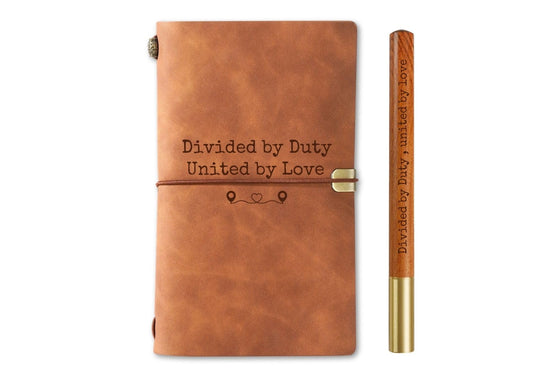 InnoBeta Deployment Gifts Journal Notebook, for Military, Army Husband, Dad?Wife, Mom, Girlfriend on Christmas, Birthday, Sketchbook, Travel Diary, Lined Planner, Faux Leather, 7.8 * 5 Inches