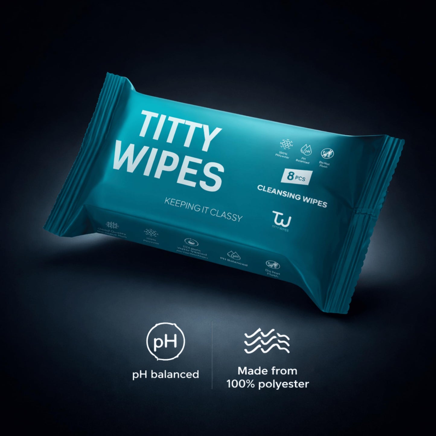 Titty Wipes Gag Gifts For Girlfriend, Birthday Gifts for Women, Funny Women Gifts, Bridal Shower Gifts for Wife, Bachelorette Gifts for Bride, Women Birthday Gifts, Bride Gifts, 1 Pack-64 Wipes