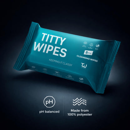 Titty Wipes Gag Gifts For Girlfriend, Birthday Gifts for Women, Funny Women Gifts, Bridal Shower Gifts for Wife, Bachelorette Gifts for Bride, Women Birthday Gifts, Bride Gifts, 1 Pack-64 Wipes