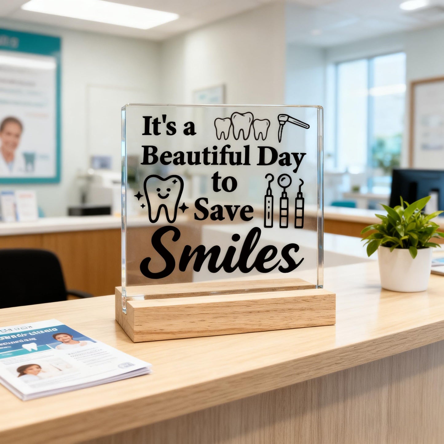 Dental Assistant Appreciation Gifts Dentist Gift for Women Men Dental Assistant Week Gifts Best Office Gift for Dentist Beautiful Day to Save Smiles