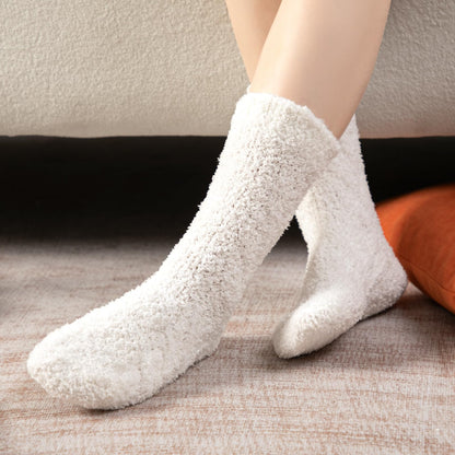 Pleneal Fuzzy Socks for Women - Non Slip Socks Womens, Slipper socks Hospital Sock with Grips for Women, Warm Fluffy Sock