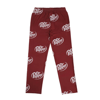 Dr Pepper Soda Logo All-Over Print Men's Sleep Pajama Pants