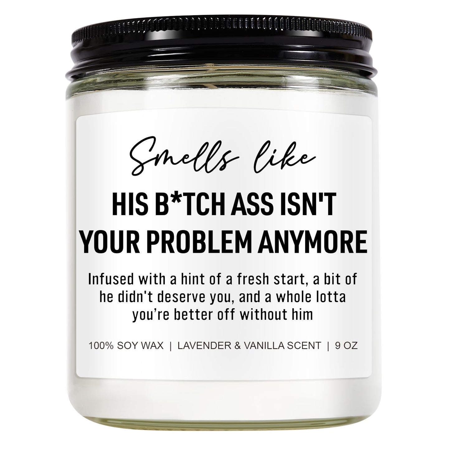 Younift Funny Scented Candles, Divorce Gifts for Women, Divorce Party Decorations - Cheer up, Breakup Gifts for Women, Newly Divorced Woman, Her - Break up, Ex Boyfriend Presents - 9 oz