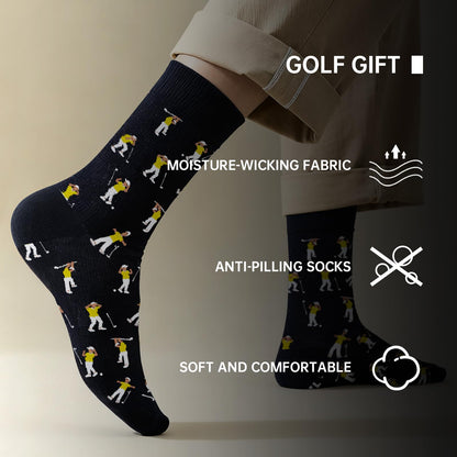 Funny Golf Socks for Men | Hilarious Gifts for Him, Golf Accessories & Themed Gifts for Golfers (Size 10-13)