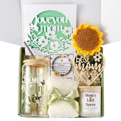 Mothers Day Gifts for Mom - Best Mom Ever Gift Set, Personalized Mum Gifts, Mama Care Package,Unique Birthday Gifts for Mom from Daughter, Son, Wife, Grandma