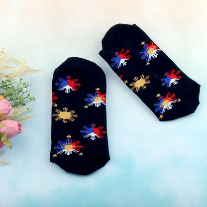 G2TUP Philippine Sun Star Flag Socks Filipina Philippine Pride Gift Philippines Faith Socks Philippine Pride Merch