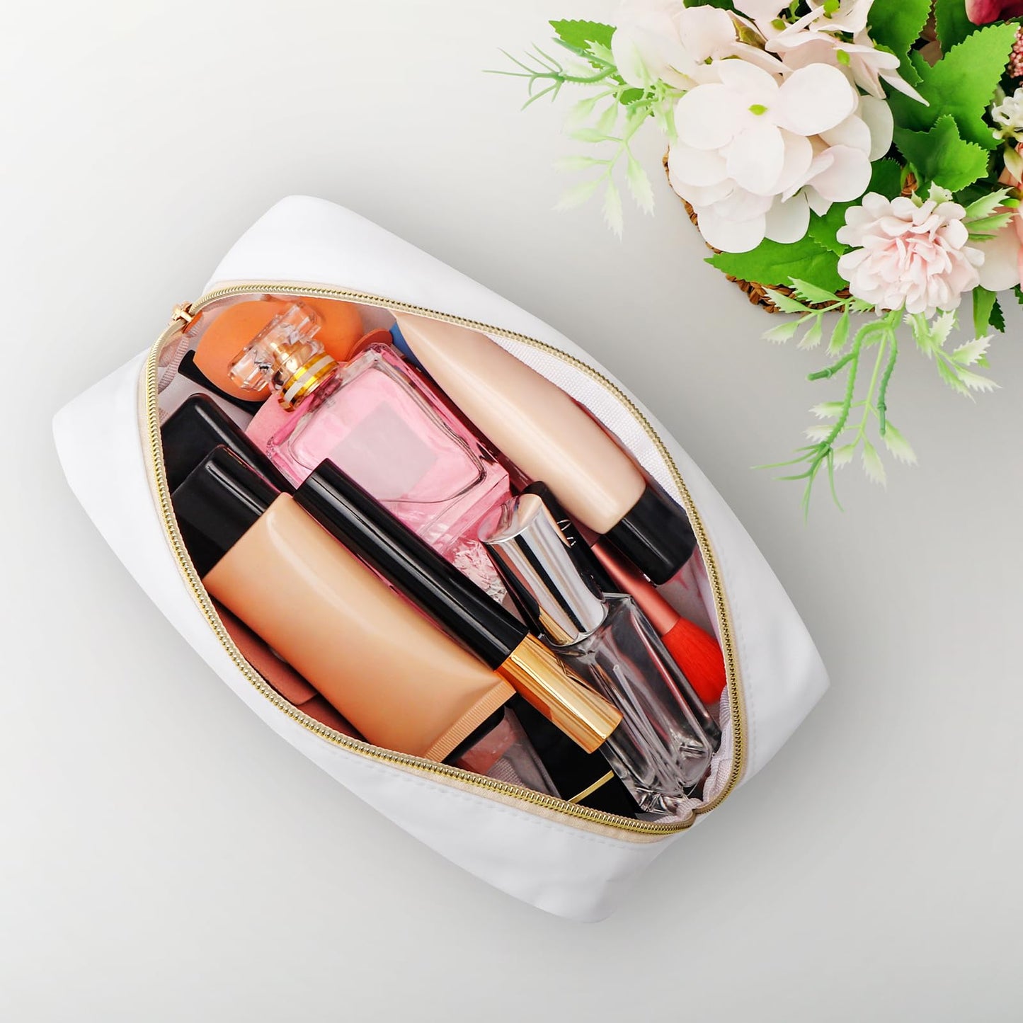 Greece Gifts for Women Makeup Bag Gifts for Greece Lovers Greece Trip Gift Greek Gift Greece Travel Gifts for Family Friendship Gift Greek Vocation Cosmetic Bag Girls Weekend Gift Travel Pouch