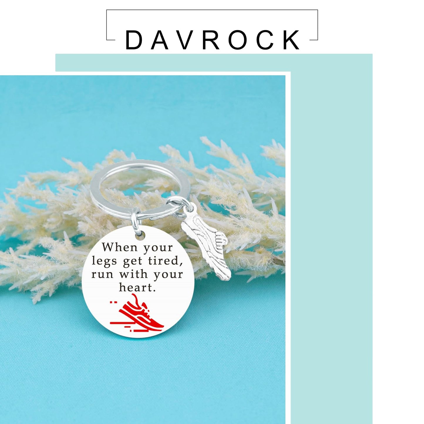 Track and Field Gifts for Runners Keychain Running Accessories for Men Cross Country Gift Running Gifts for Runners
