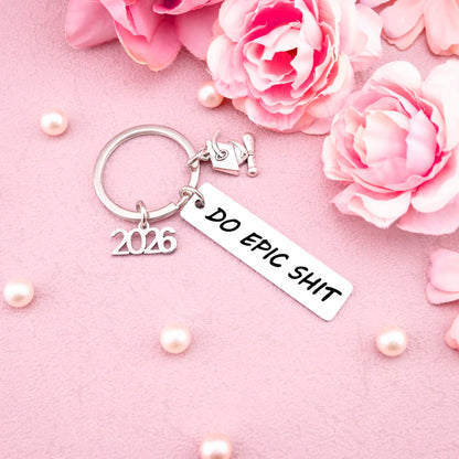 2026 Graduation Gifts Keychain for Women Him 2026 Senior Keychain for Her Men Student Graduate Grad Idea Son Daughter Teen College High School Jewelry Present Boy Girl Grads softball senior