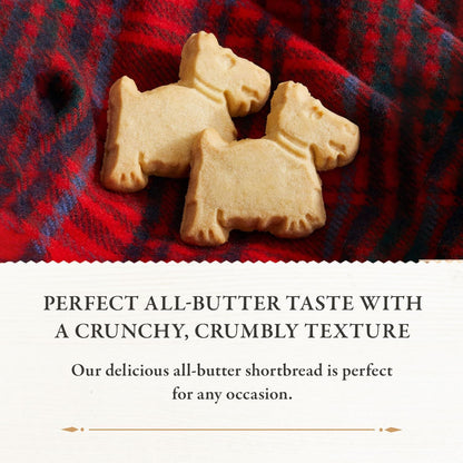 Walker's Shortbread Scottie Dog Shaped Cookies, Pure Butter Shortbread Cookies, 7.8 Oz Gift Tin