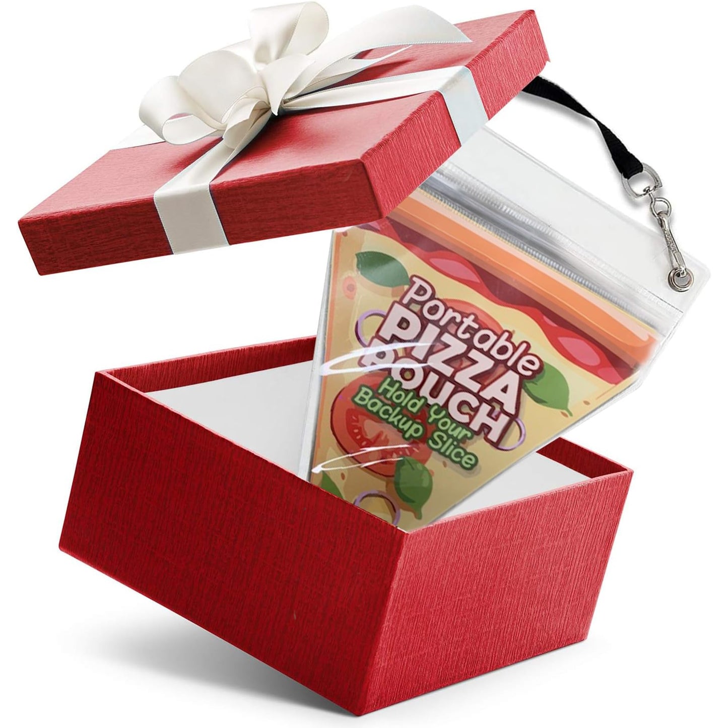 Portable Pizza Pouch - Great Gag Gift, Stocking Stuffer, Or For The Pizza Lover!