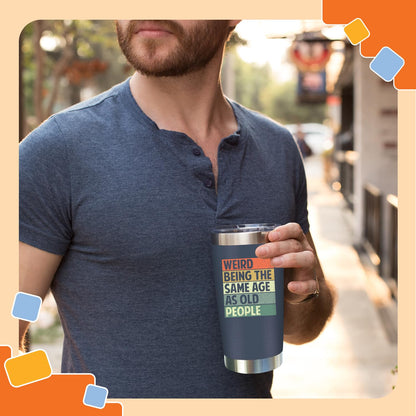 NewEleven 40th Birthday Gift For Men Women - 1986 40th Birthday Decorations For Him, Her - Turning 40-40 Year Old Gifts For Man, Woman, Mom, Dad, Wife, Husband - 20 Oz Tumbler