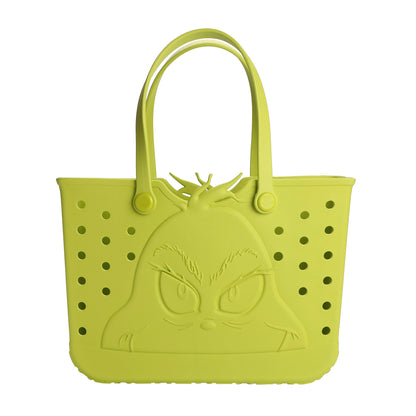 Dr. Seuss The Grinch Rubber 16.5" EVA Molded Gummy Tote