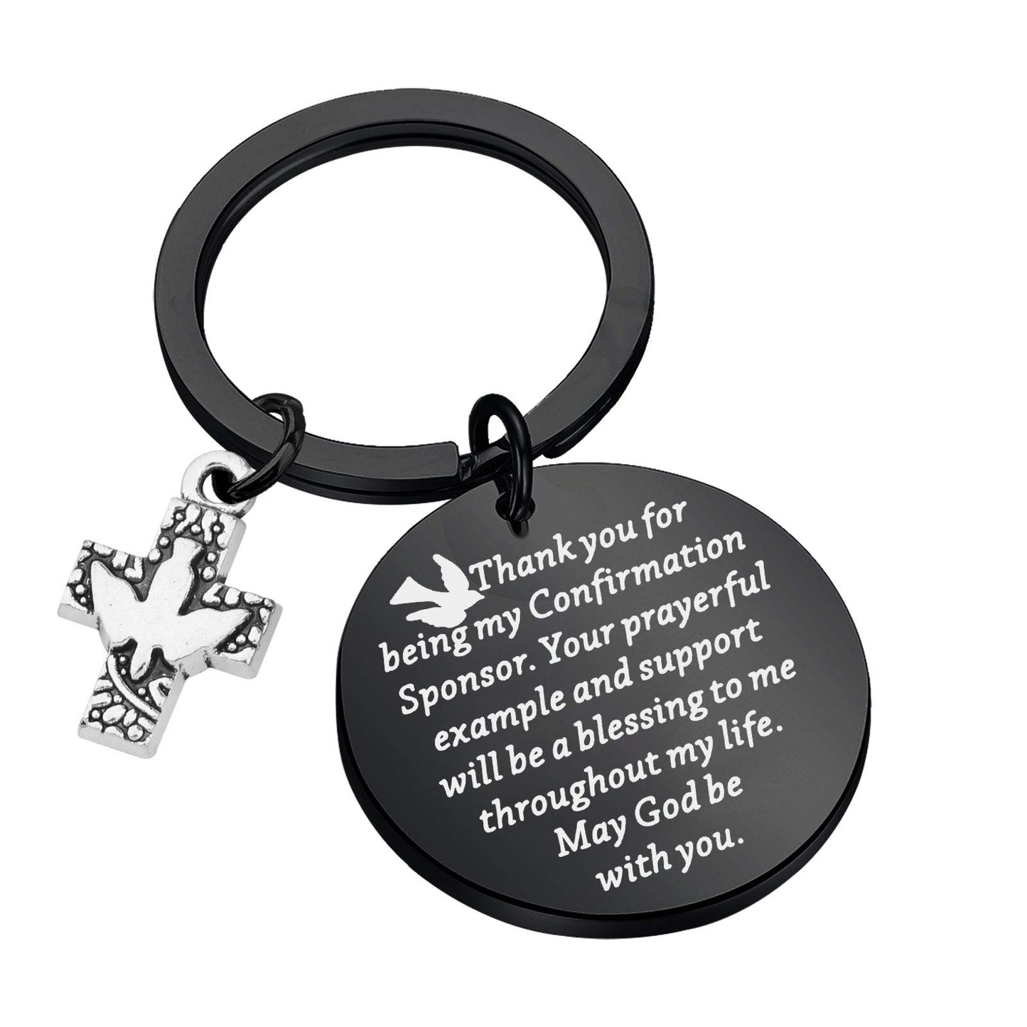 TGBJE Confirmation Sponsor Gift Christian Faith Gift Christmas Gift Catholic Confirmation Gift Godfather Gift Thank You Gift