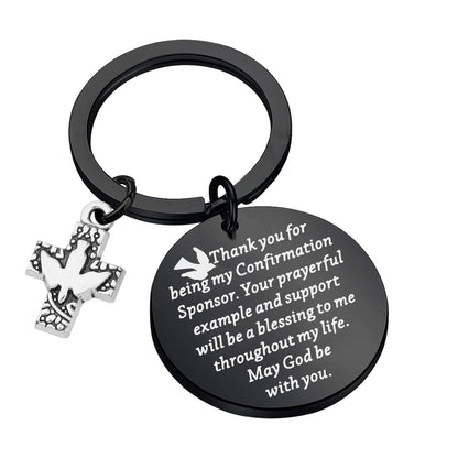 TGBJE Confirmation Sponsor Gift Christian Faith Gift Christmas Gift Catholic Confirmation Gift Godfather Gift Thank You Gift