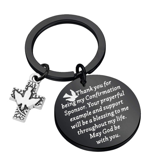 TGBJE Confirmation Sponsor Gift Christian Faith Gift Christmas Gift Catholic Confirmation Gift Godfather Gift Thank You Gift
