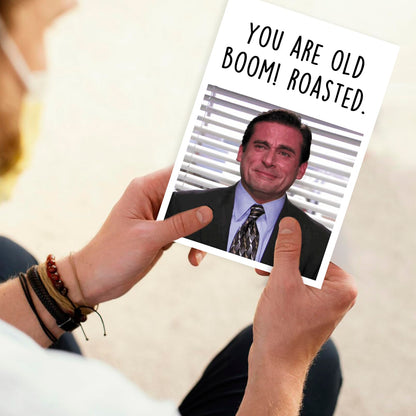 Funny Birthday Card for Her Him, The Office Birthday Gifts for Men Women, Michael Scott Card, Humor Bady Gifts for TV Show Fans