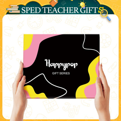 HAPPYPOP School Staff Appreciation Gifts - Socks for Preschool Sped Teacher Nurse Counselor