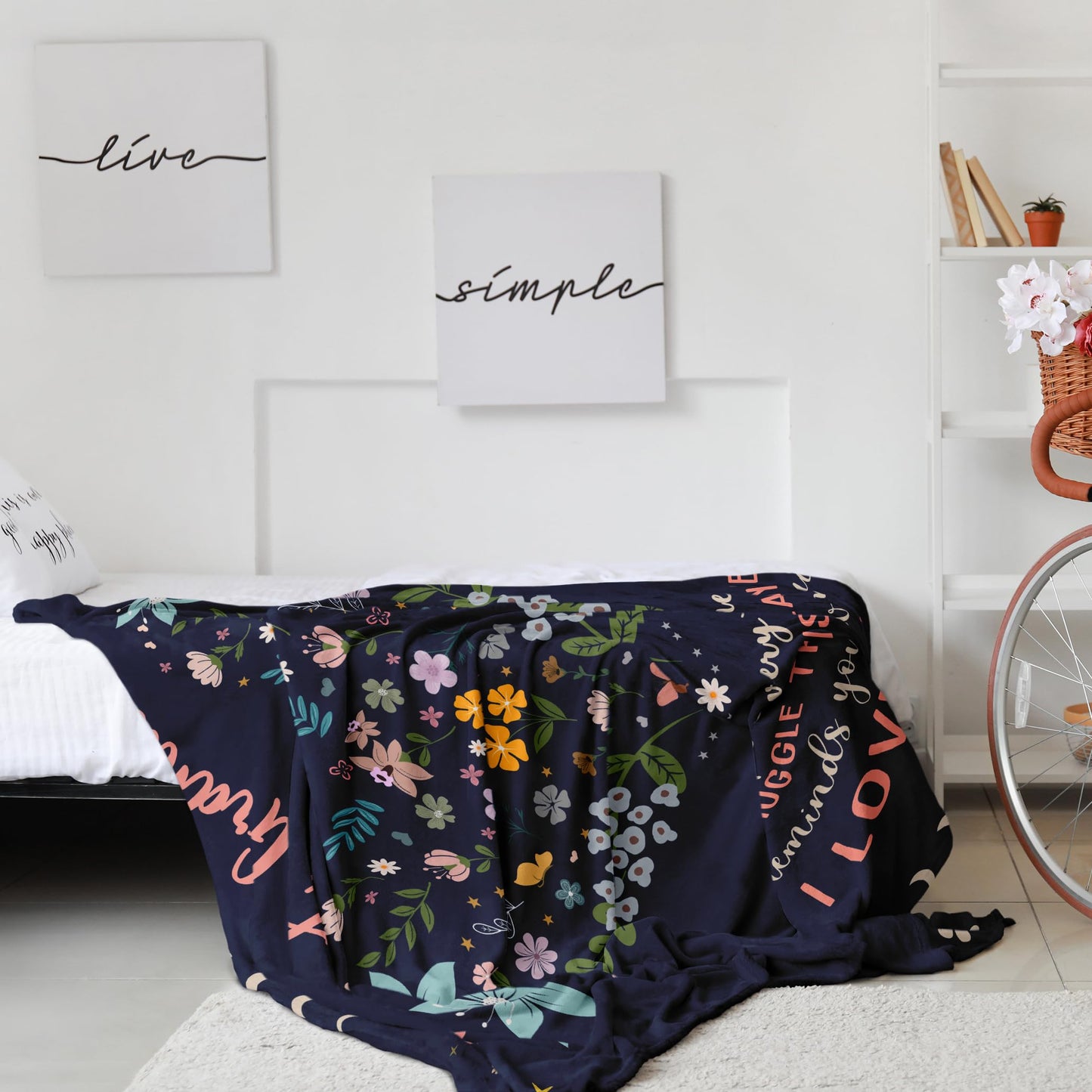 Julazy Great Grandma Gifts Blanket 50"X60", Gift Ideas for Great Grandma, Grandma Birthday Gift from Grandchildren, Great Grandmother Gifts, Present for Mothers Day/Christmas