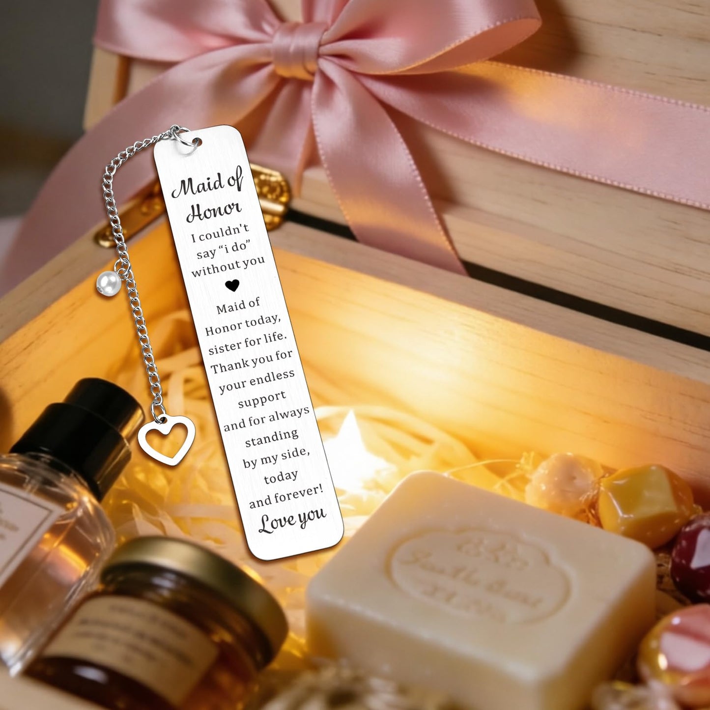 Maid of Honor Gifts Bookmark, Bridesmaid Gift from Bride, Maid of Honor Proposal Gifts, Bridesmaid Proposal Gift, Bridal Shower Bachelorette Party Wedding Present for Maids of Honors Bridesmaids