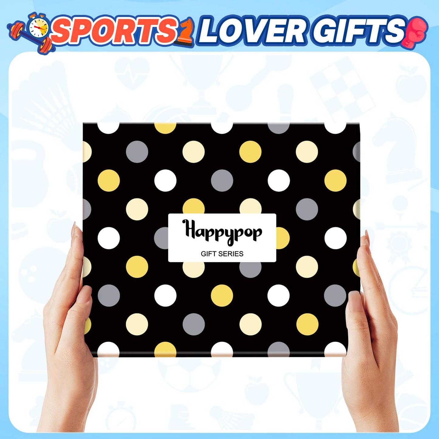HAPPYPOP Women Men Sports Gifts - Basketball Runner Hiker Softball Skateboarder Socks