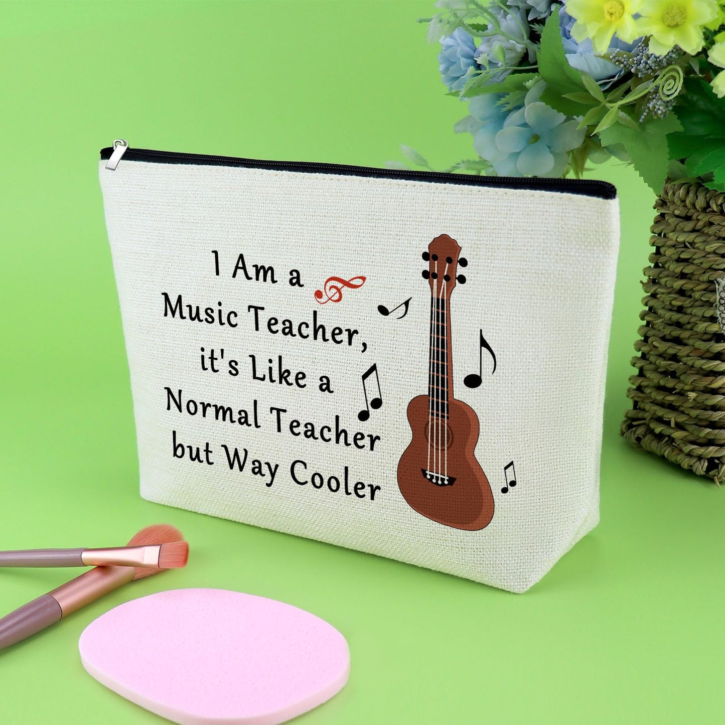 Violin Gifts for Women Makeup Bag Violinist Gifts Music Teacher Appreciation Gifts Violin Lovers Gift Thank You Music Teacher Gifts Musician Birthday Gift Cosmetic Pouch Violin Teacher Gifts