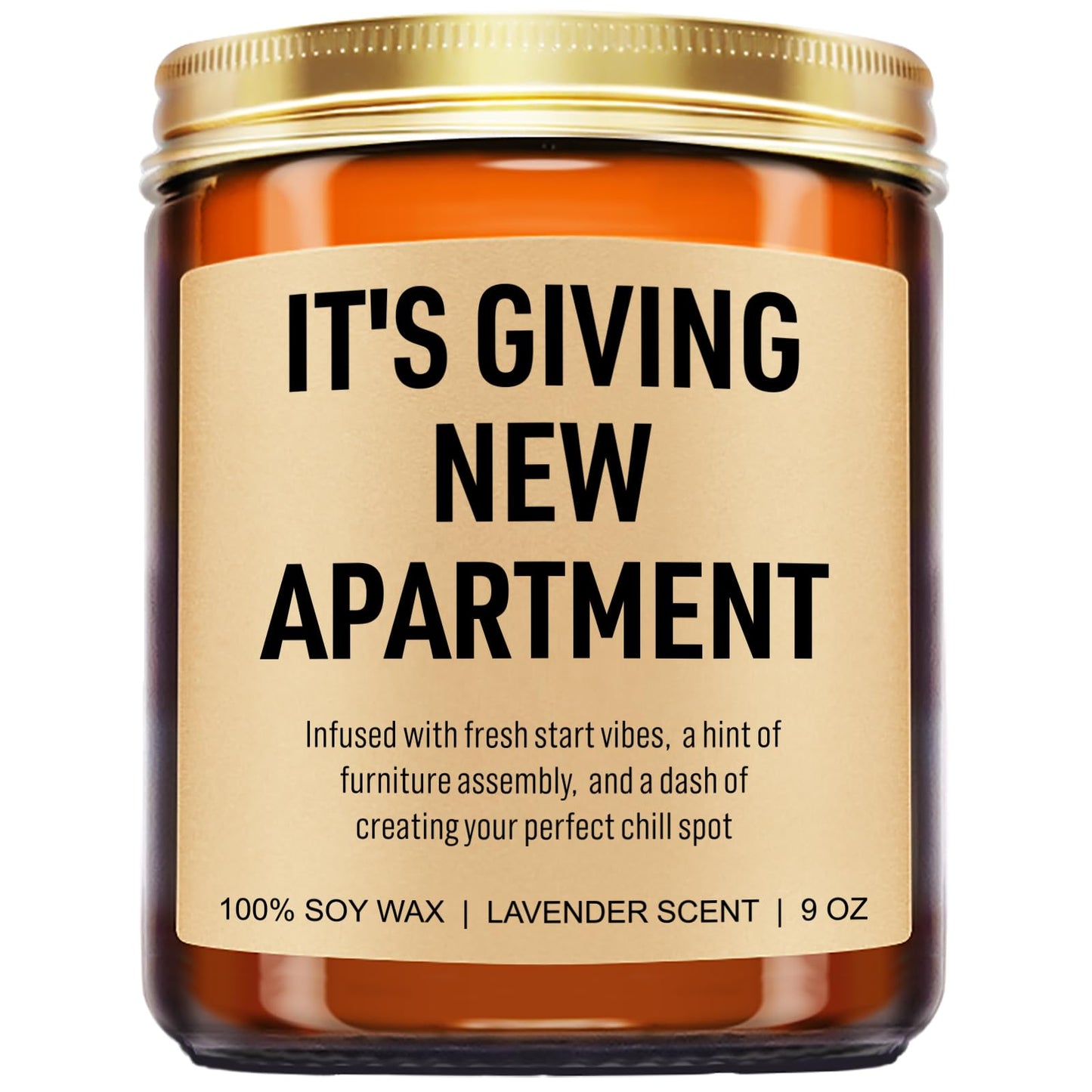 Younift Funny Housewarming Candle, New Apartment Gifts, First Apartment, 1st Apt. Must Haves - Cute House Warming Gifts New Home for Men, Women, Couples - Closing Presents for Home Buyers - 9 oz