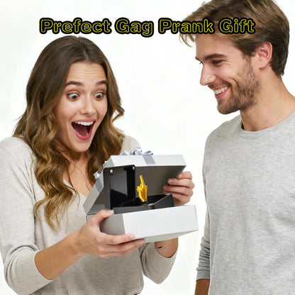 Middle Finger in A Box,2 Pack Prank Gift Box for Adults, Funny Middle Finger Birthday White Elephant Gifts,Weird Stuff Quirky Joke for Gag