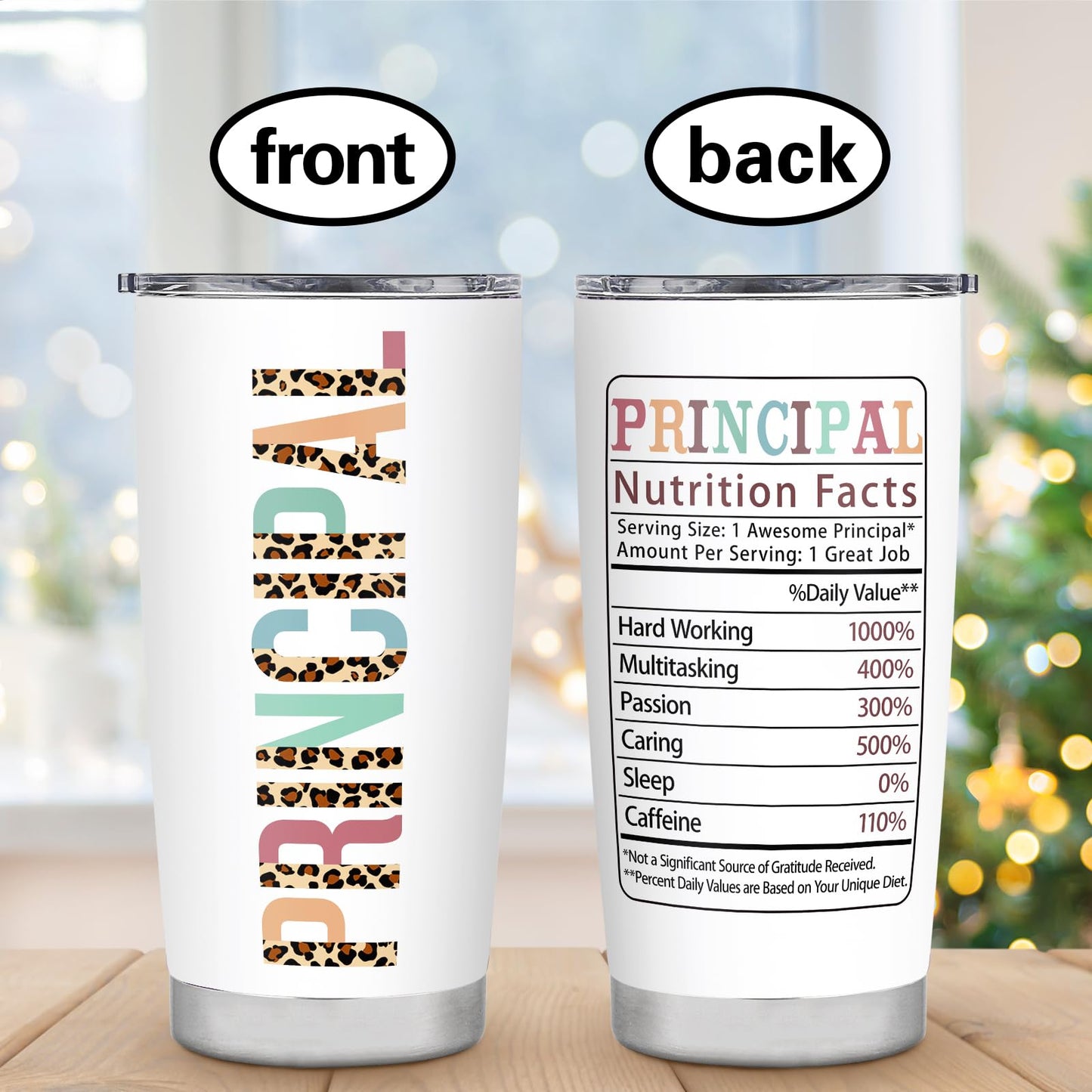 Principal Appreciation Gifts,Principal Gifts,Best Principals Day Gifts,Principal Birthday Teacher Appreciation Day Retirement Gifts for Women,Travel Coffee Tumbler Mug 20oz