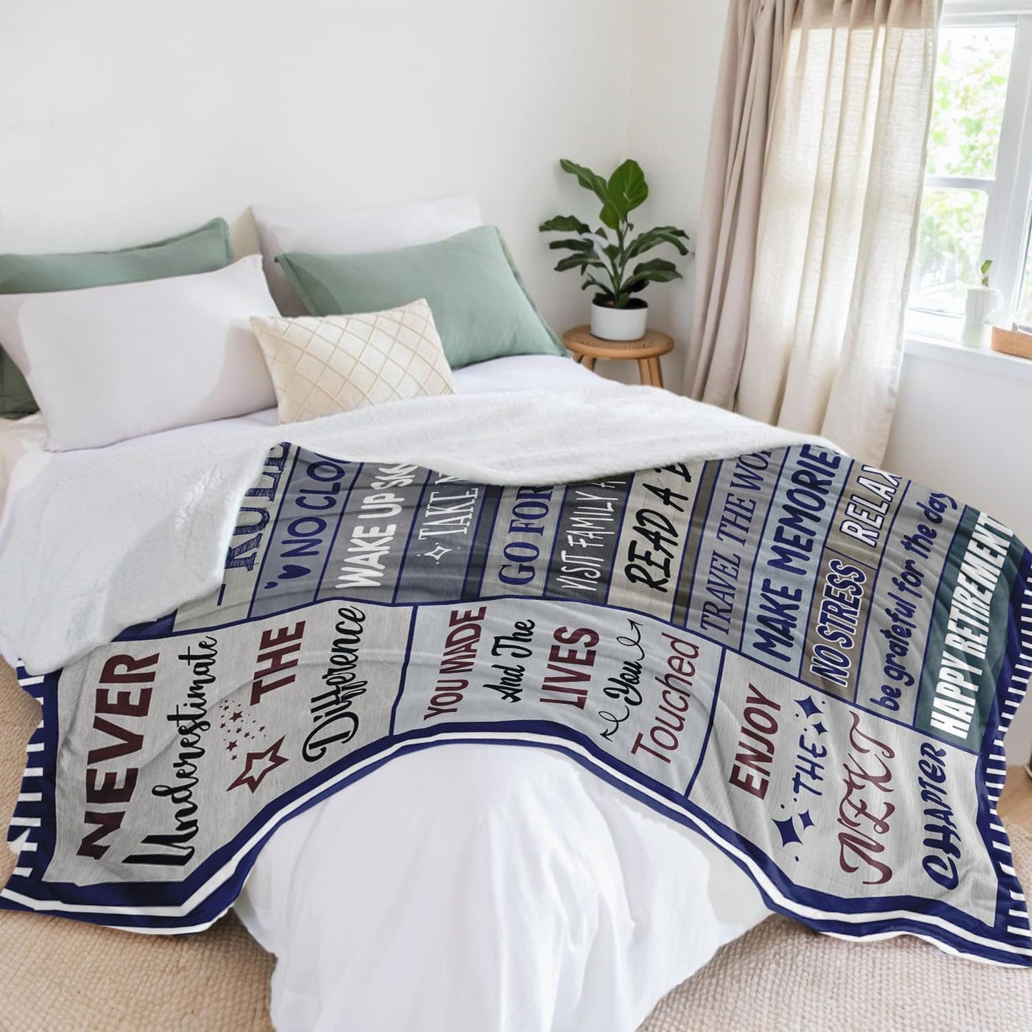 Retirement Gifts for Men 2026 - Retirement Blanket for Men - Funny Retirement Gifts for Man - Happy Retirement Gift for Coworker Friends Retirees - Retirement Decorations - Retired Blanket 50"x60"
