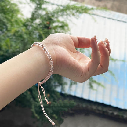 Hug from Heaven Morse Code Bracelet - Until We Meet Again, Black Hematite Beads for Men and Women