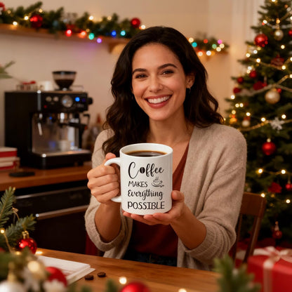 Ithmahco Coffee Lover Gifts for Women Men - Includes Mug Spoon Rest Holder Candle Socks Sticky Notes Set, Coffee Gift Basket for Birthday Mothers Day Galentines Valentines Day Christmas Gift Ideas