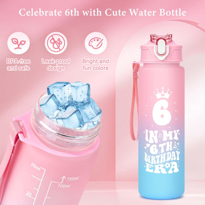 6 Year Old Girl Birthday Gift for 6 Years Old Girl Gifts Ideas Popular Six Year Olds Girls Birthday Gifts Accessories Unique Happy 6th Decoration Presents Stuff Trending Things with Tumbler Canvas Bag